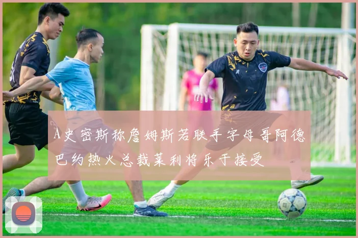 A史密斯称詹姆斯若联手字母哥阿德巴约热火总裁莱利将乐于接受